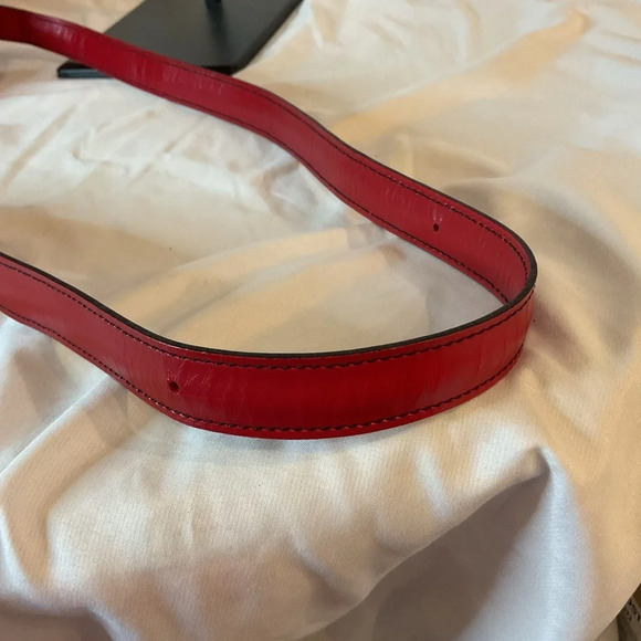 Pre-owned Louis Vuitton Cartouchiere Red Epi PM - Picture 5 of 16